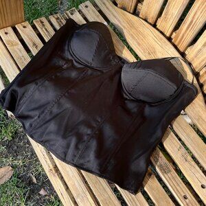 black corset from fashion nova